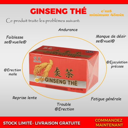 PACK DE 12 THE DE GINGEMBRE Puissance & Endurance (MODEL ORIGINAL)